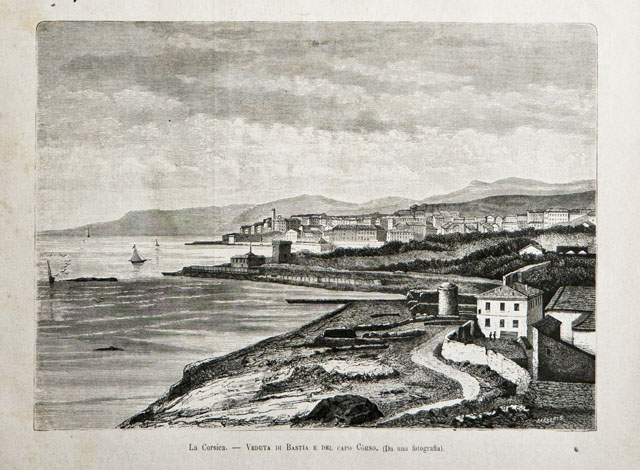 La Corsica / Veduta di Bastia e del capo Corso