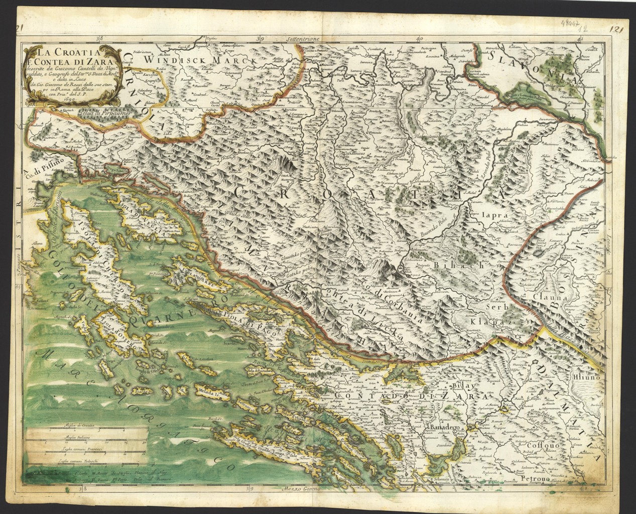 La Croatia e Contea di Zara