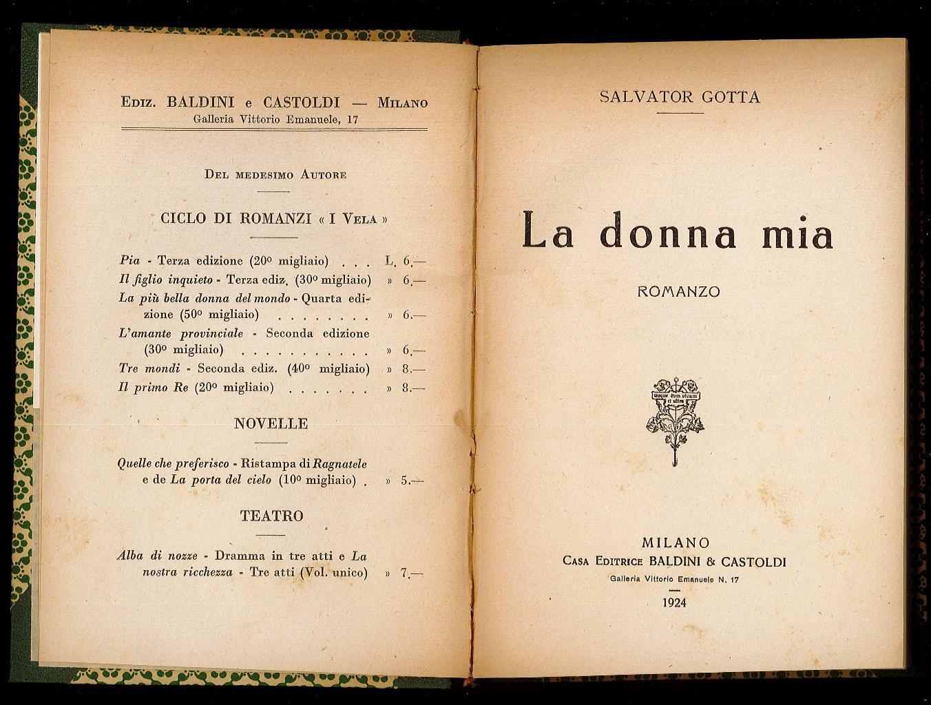 La donna mia