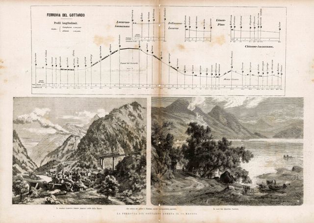 La ferrovia del Gottardo aperta il 21 maggio