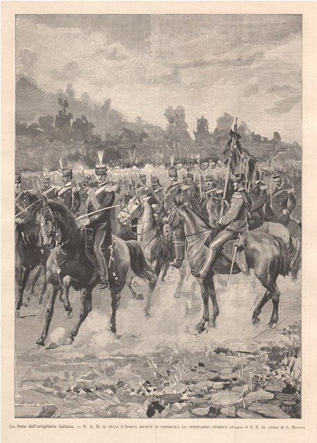 La festa dell’artiglieria italiana - S. A. R. il duca …