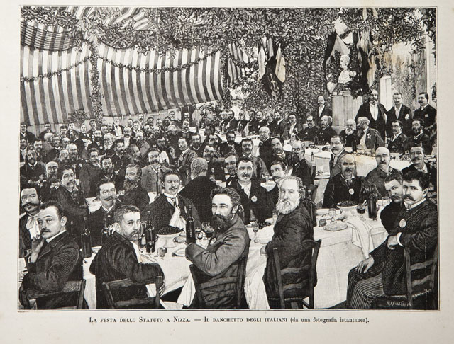 La festa dello Statuto a Nizza / Il banchetto degli …