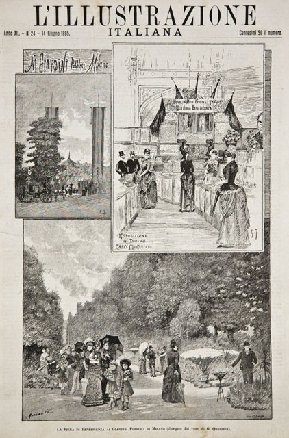 La Fiera di Beneficenza ai Giardini Pubblici di Milano