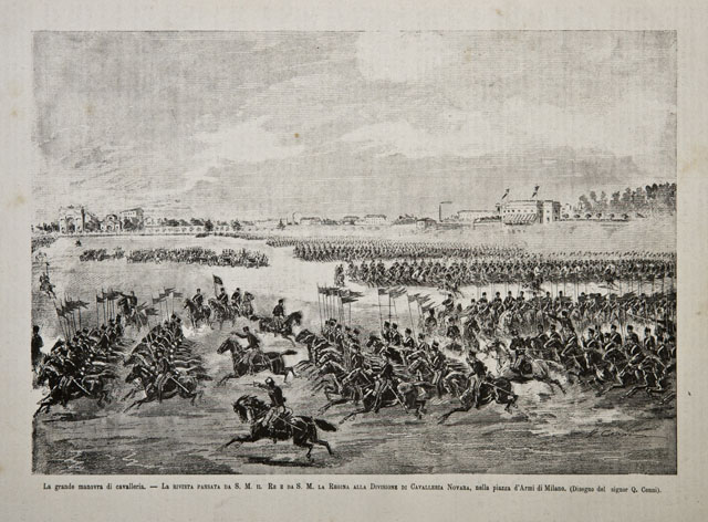 La grande manovra di cavalleria / La rivista passata da …