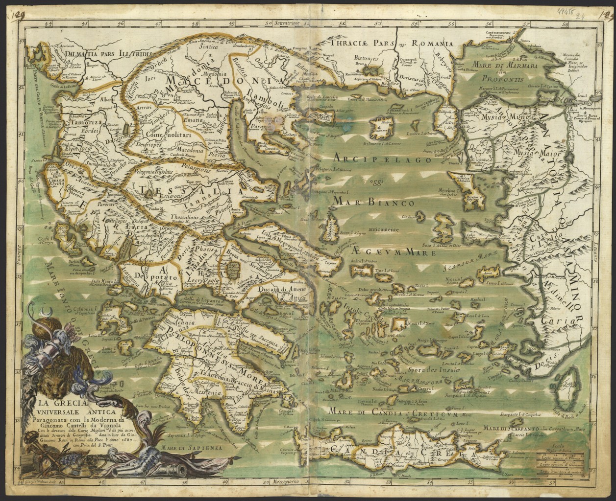 La Grecia Universale Antica paragonata