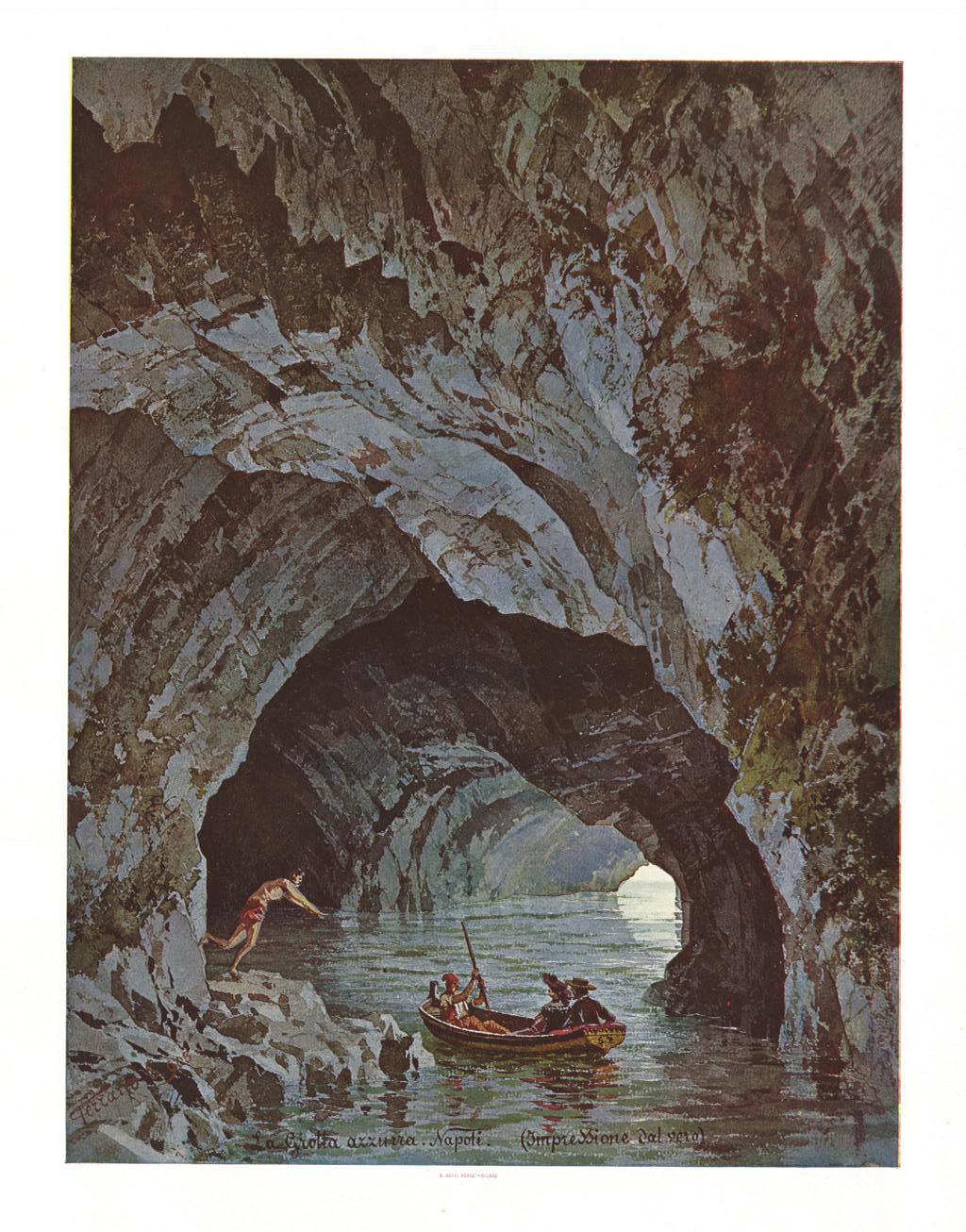 La Grotta azzurra. Napoli