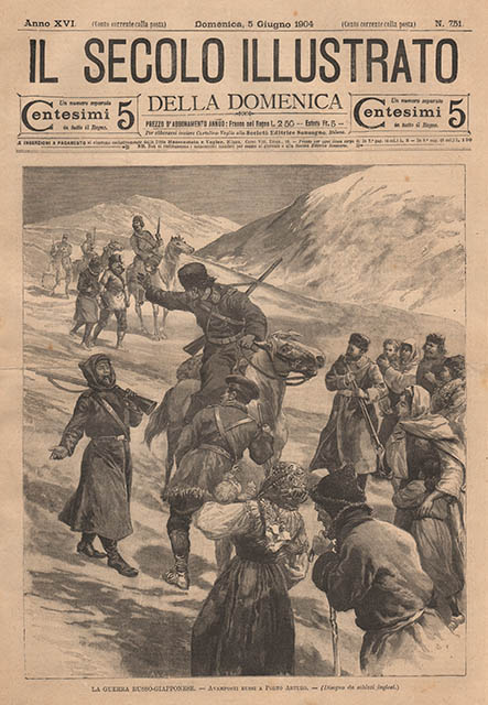 La guerra russo-giapponese - Avamposti russi a porto Arturo