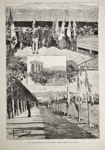 La IV gara provinciale del tiro a Segno a Roma