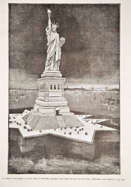 La Libertà che illumina il mondo, statua di Bartholdy, inaugurata …