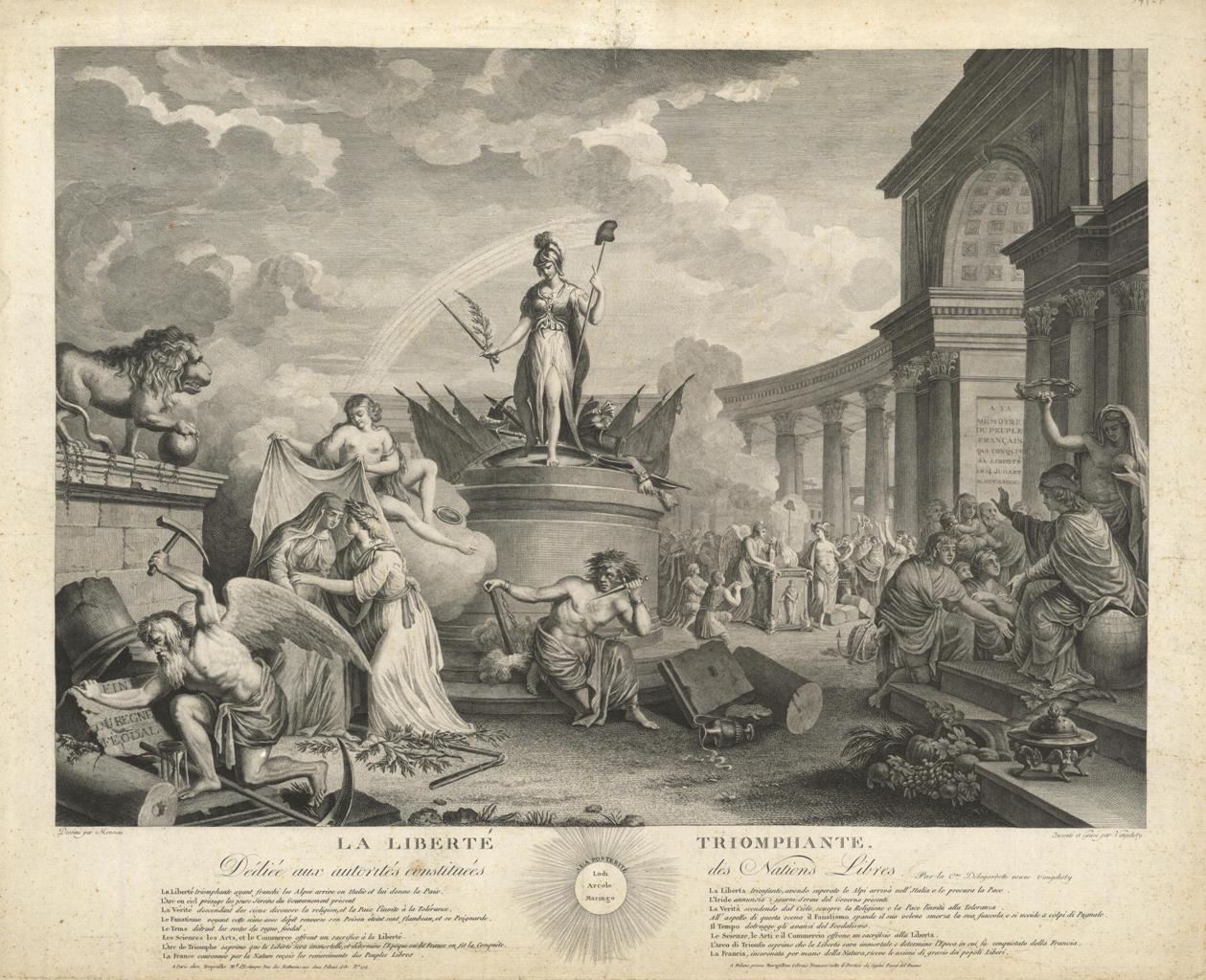 La Liberté Triomphante. Dédiée aux autorités constituées des Nationsbres Libres