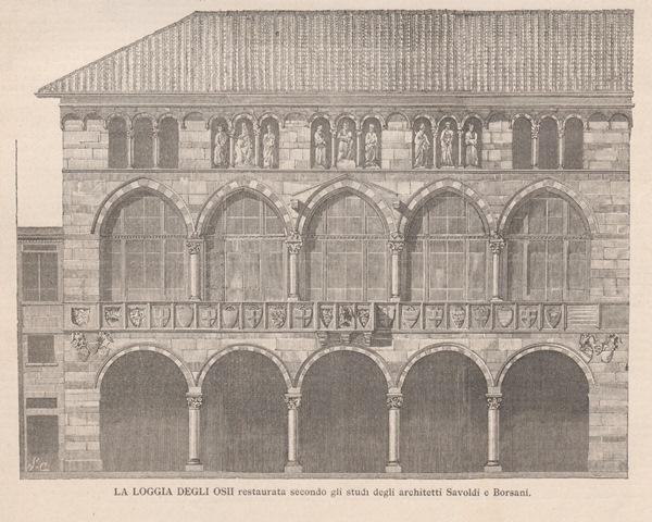 La Loggia degli Osii restaurata secondo gli studi degli architetti …