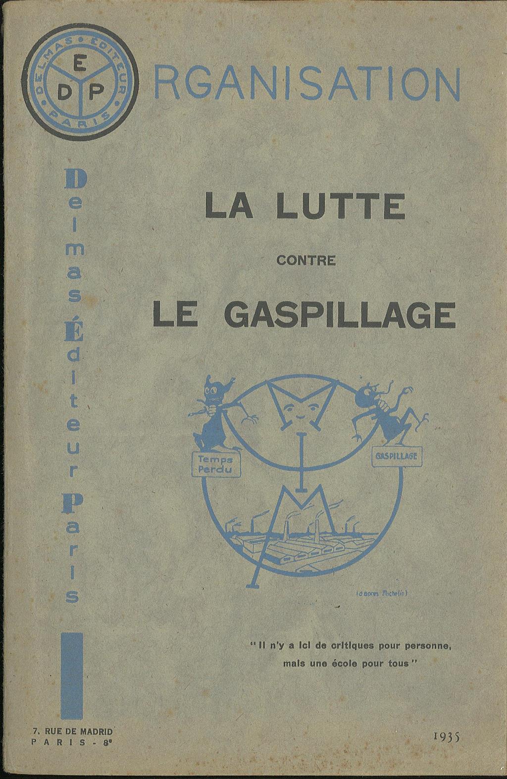 La lutte contre le gaspillage