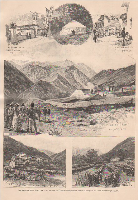 La manovra degli Alpini e la rivista di Perrero