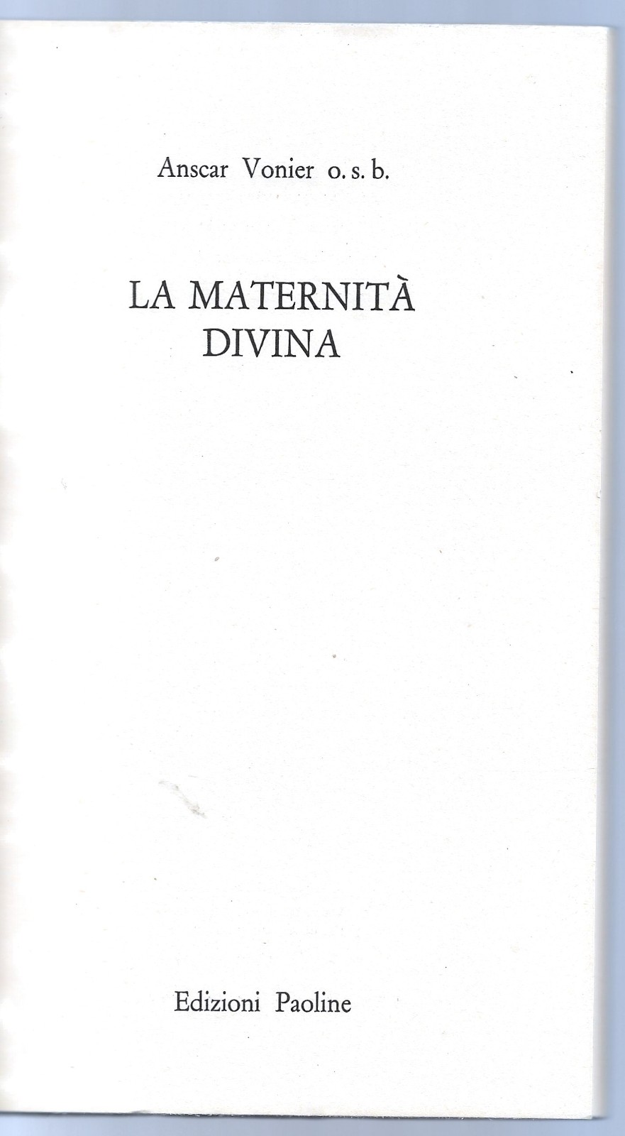 La maternità divina