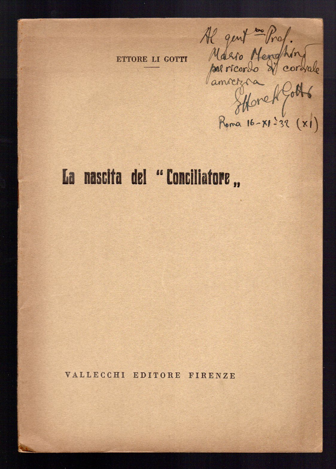 La nascita del "Conciliatore"