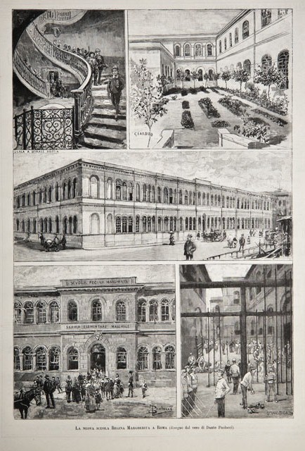 La nuova scuola Regina Margherita a Roma