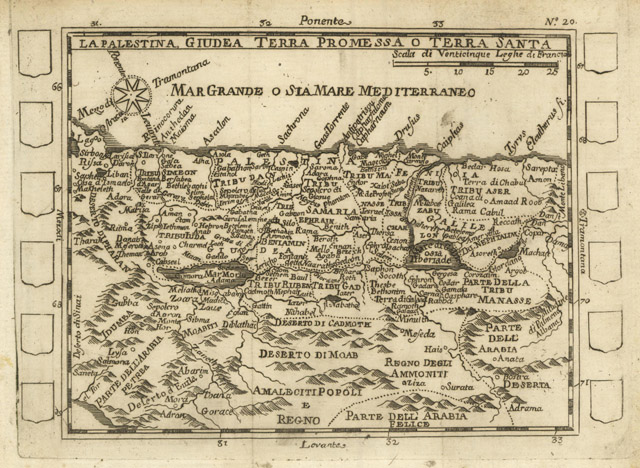 La Palestina Giudea Terra Promessa o Terra Santa