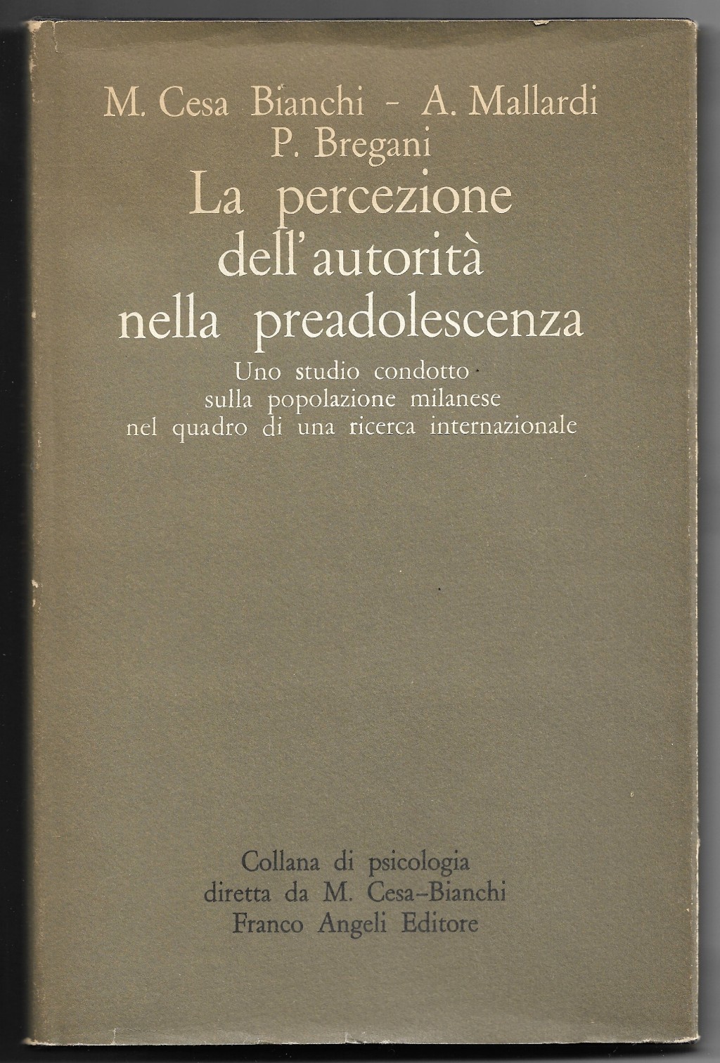 La percezione dell'autorità nella preadolescenza - Uno studio condotto sulla …