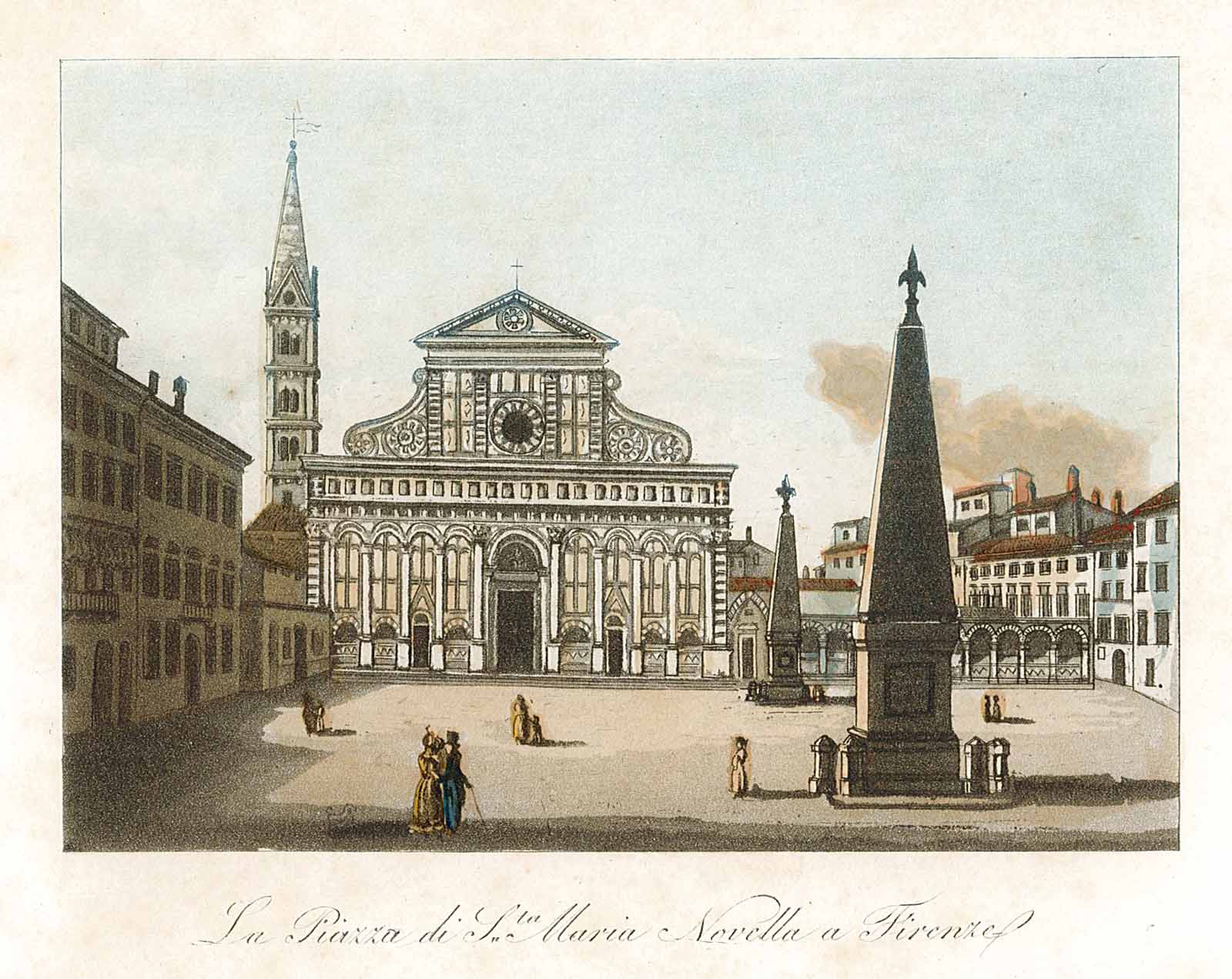 La Piazza di S.ta Maria Novella a Firenze