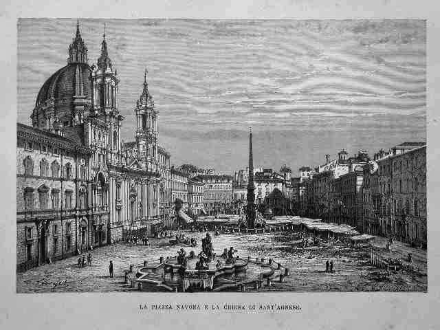 La Piazza Navona e la Chiesa di Sant'Agnese