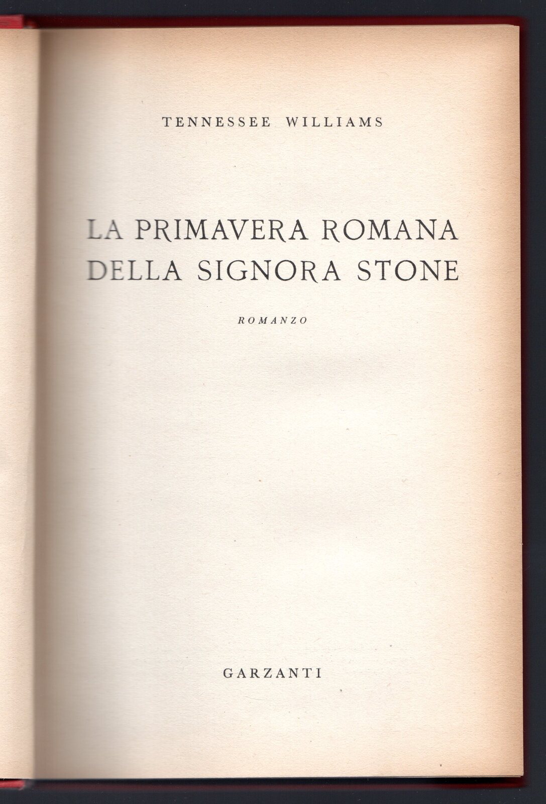 La primavera romana della signora Stone