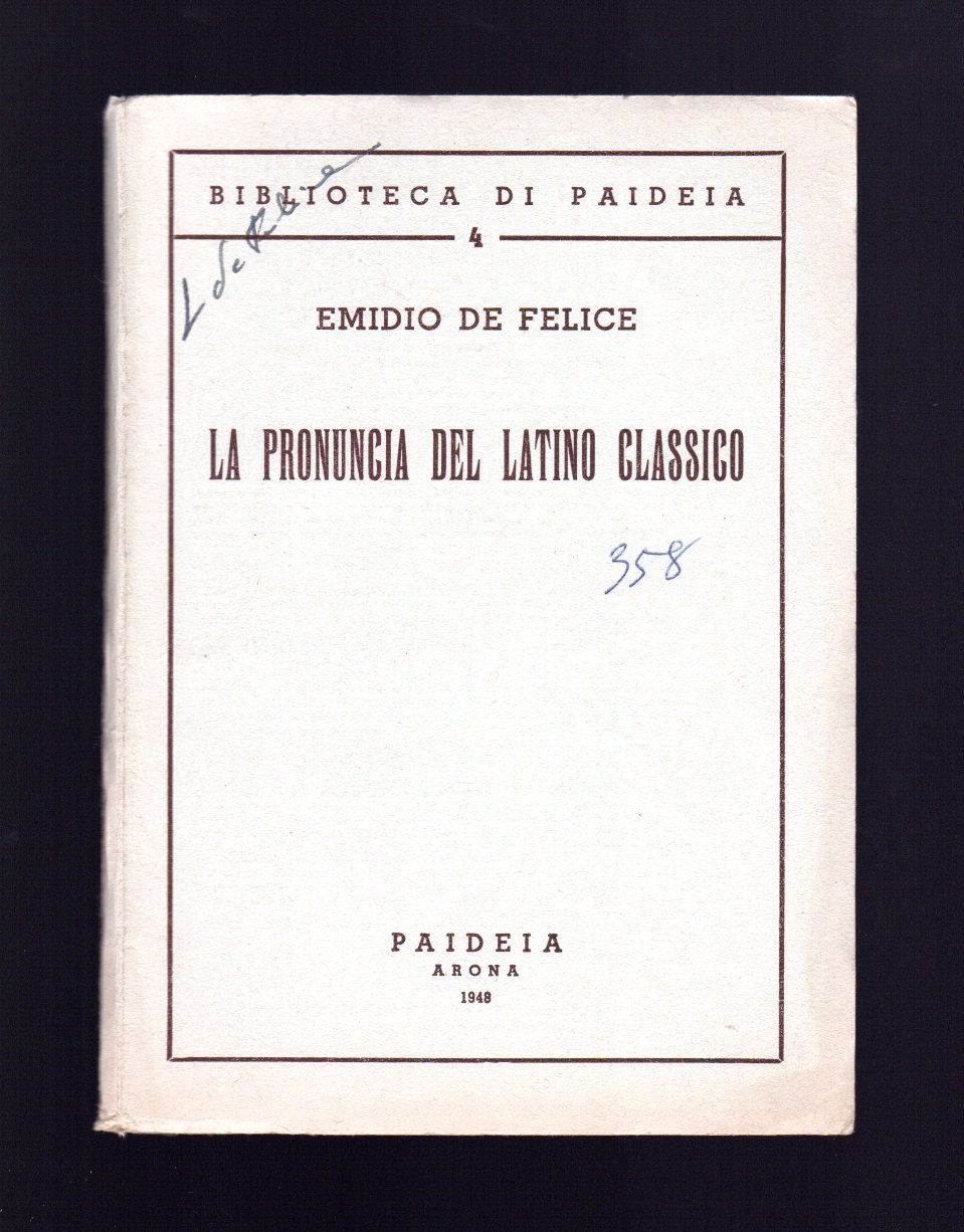 La pronuncia del latino classico