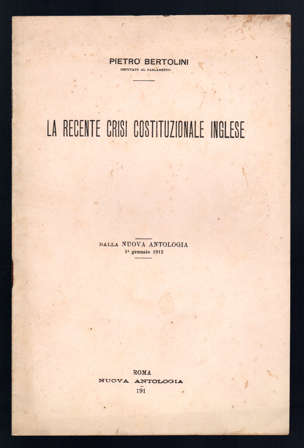 La recente crisi costituzionale inglese