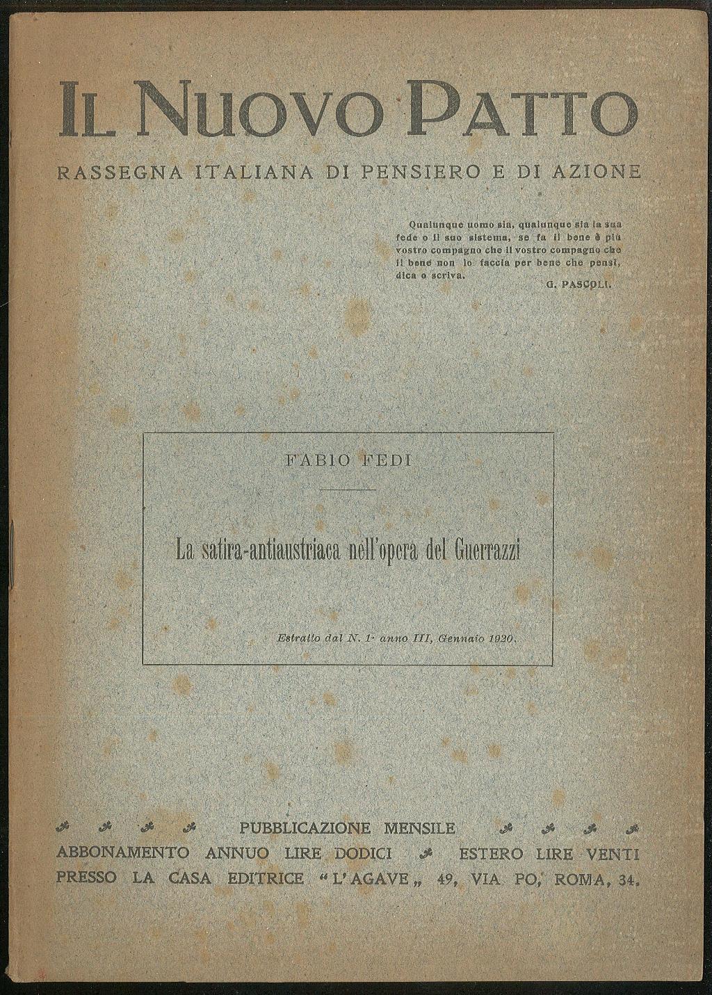 La satira antiaustriaca nell'opera del Guerrazzi