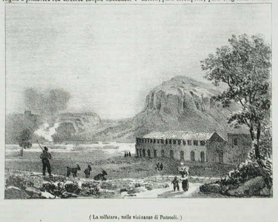 La solfatara, nelle vicinanze di Pozzuoli