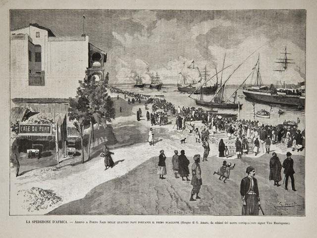 La spedizione d’Africa / Arrivo a Porto Said delle quattro …