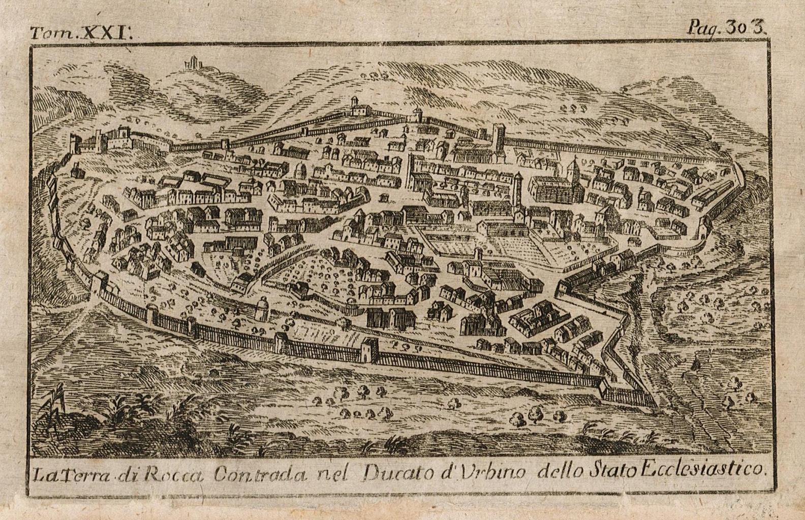 La Terra di Rocca Contrada nel Ducato d'Urbino dello Stato …