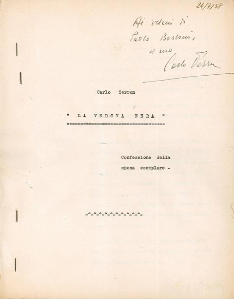 La vedova nera - Confessione della sposa esemplare
