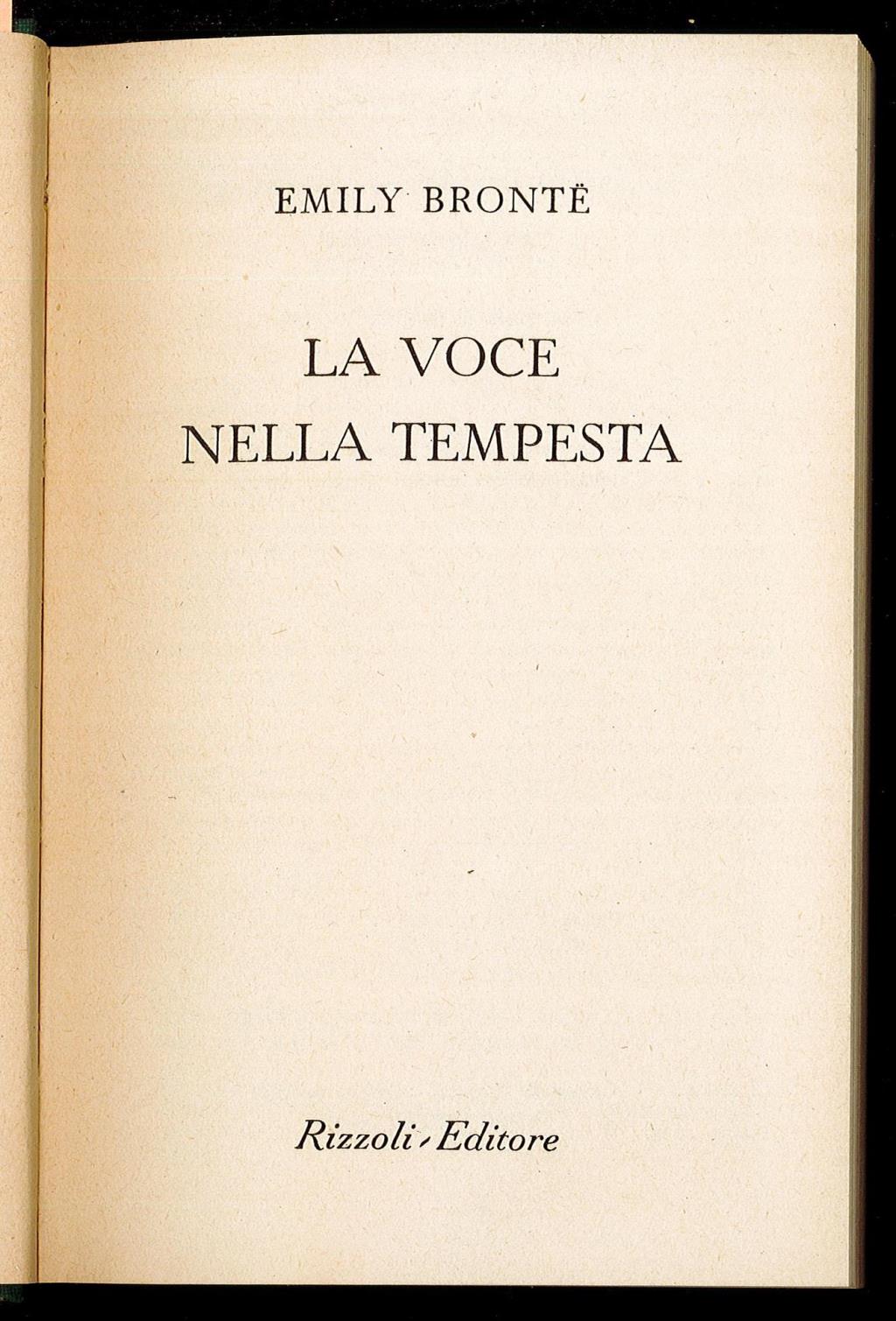 La voce nella tempesta