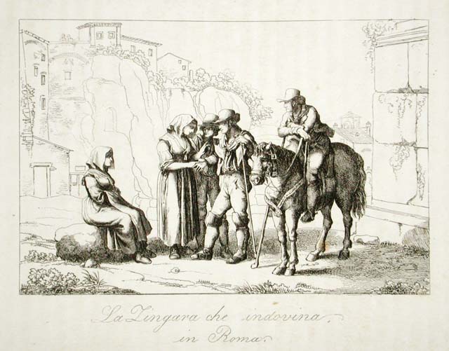 La Zingara che indovina / in Roma