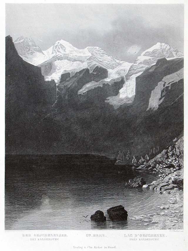 Lac d'Oeschenen prés Kandersteg - ct. Bern
