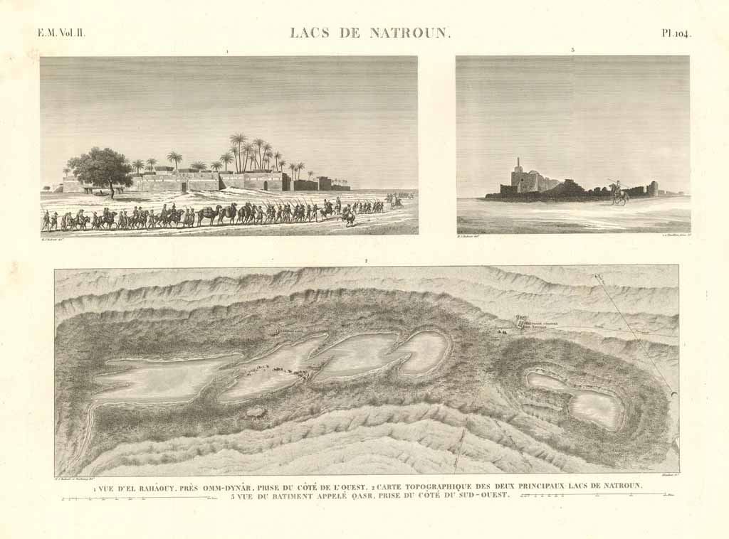 Lacs de Natroun - Vued 'El Rahaout, près omm-Dynar, prise …