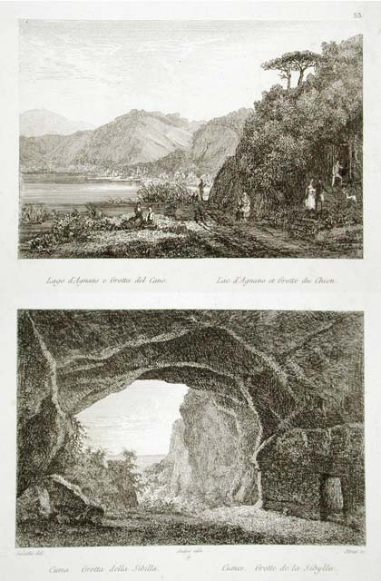 Lago d'Agnano e Grotta del Cane - Cuma. Grotta della …