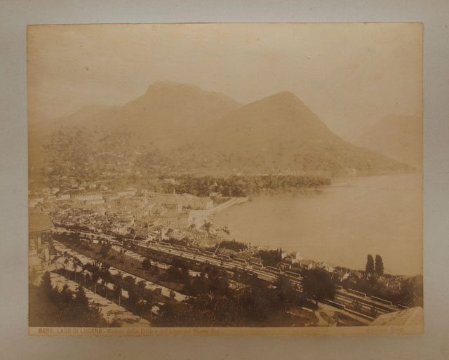 Lago di Lugano - Veduta della Città e del Lago …