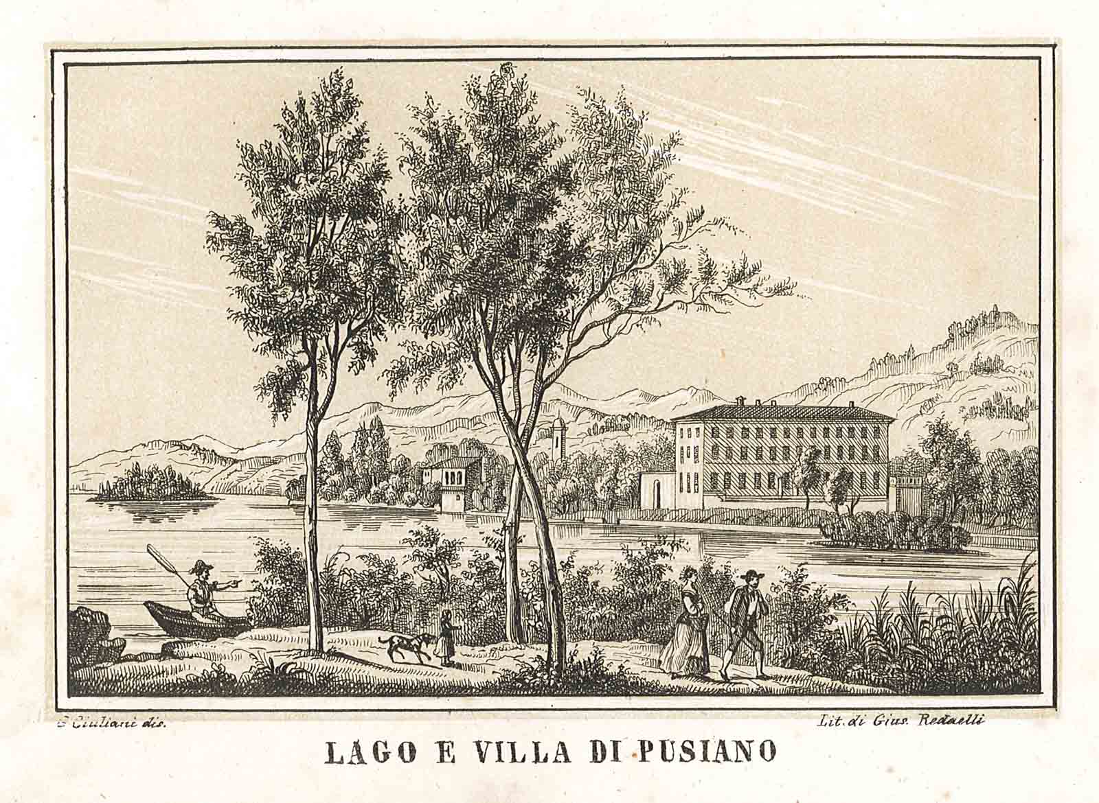 Lago e Villa di Pusiano