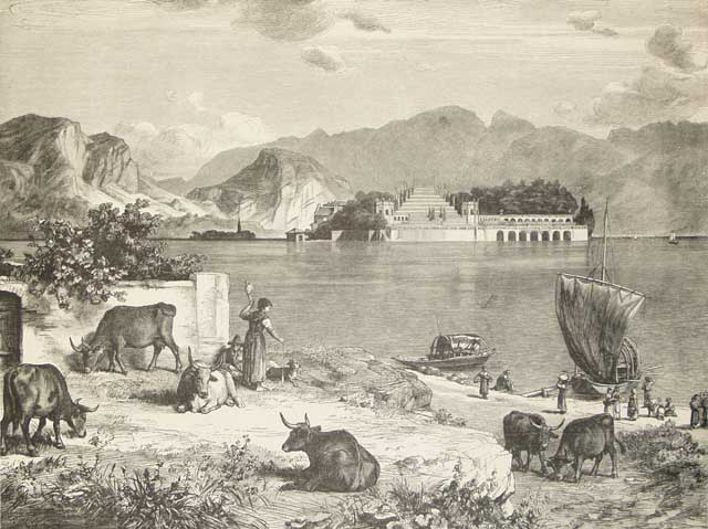 Lago Maggiore con l'Isola Bella e l'Isola Pescatori