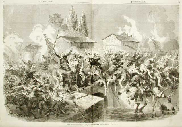 Le 3° Zouaves a Palestro (31 Mai)