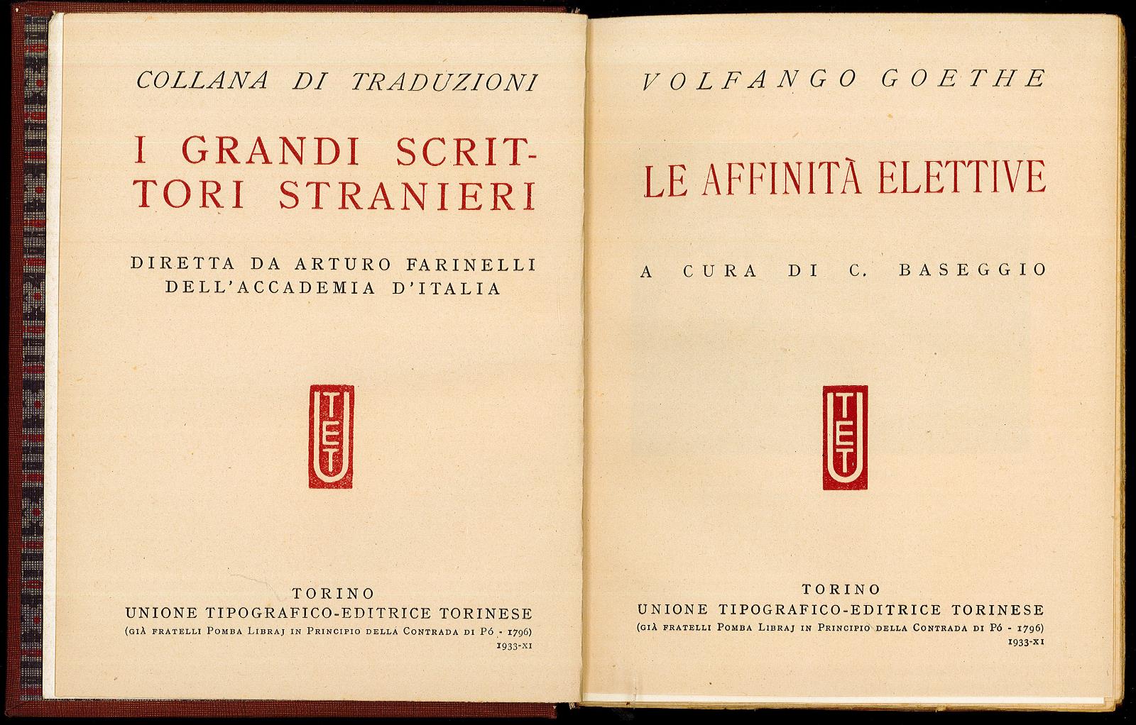 Le affinità elettive