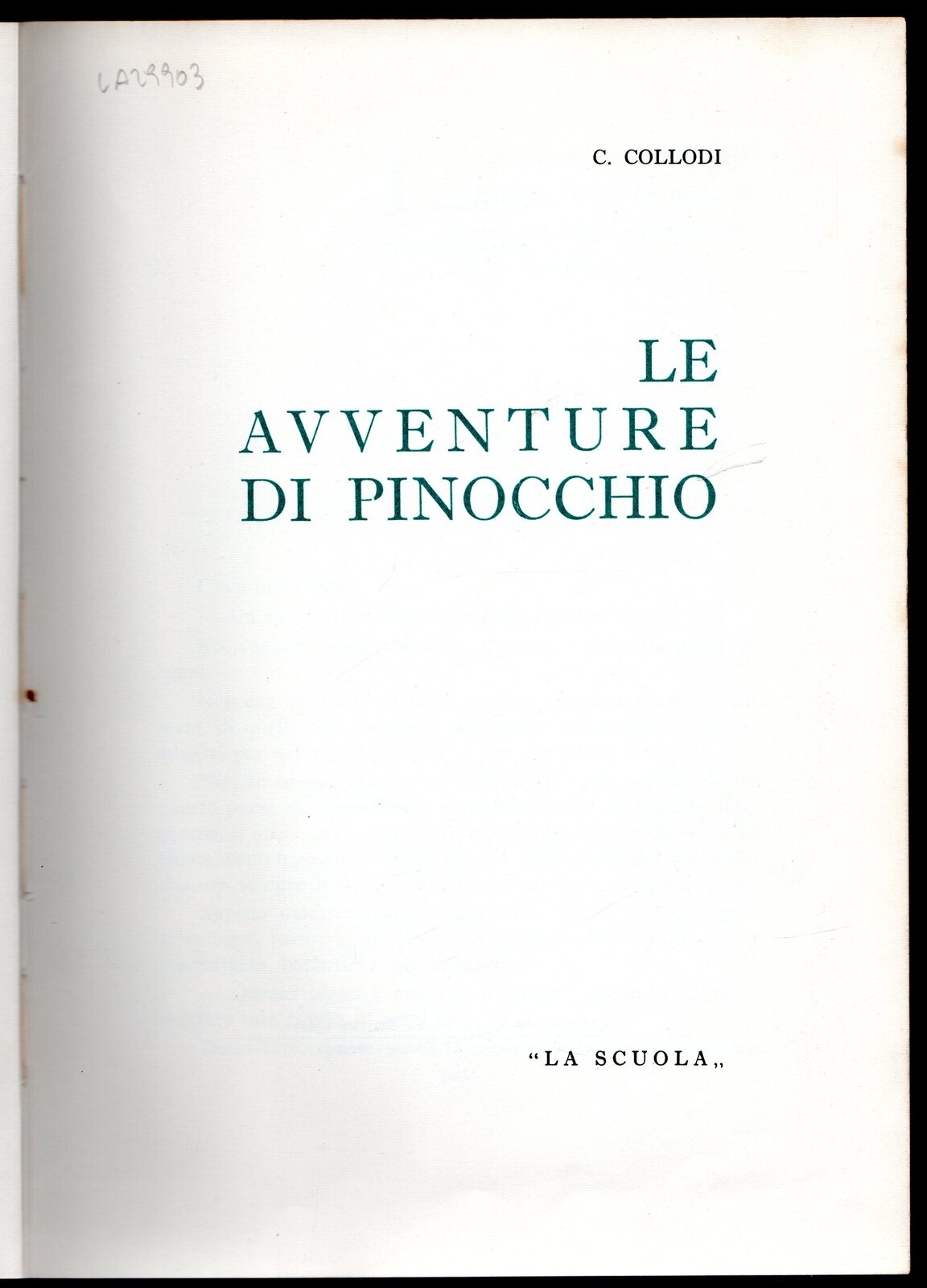 Le avventure di Pinocchio