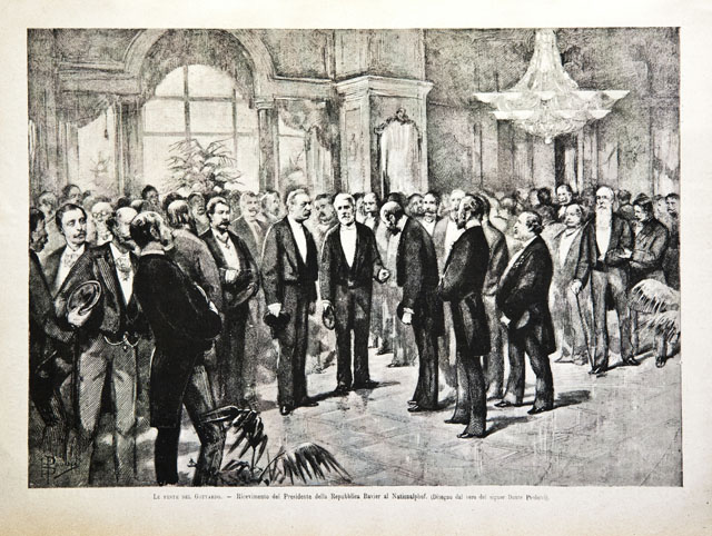 Le feste del Gottardo / Ricevimento del Presidente della Repubblica …