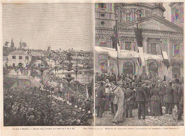 Le feste di Mondovì - Aspetto della Stazione all’arrivo di …