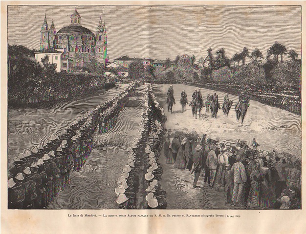 Le feste di Mondovì - La rivista degli Alpini passata …