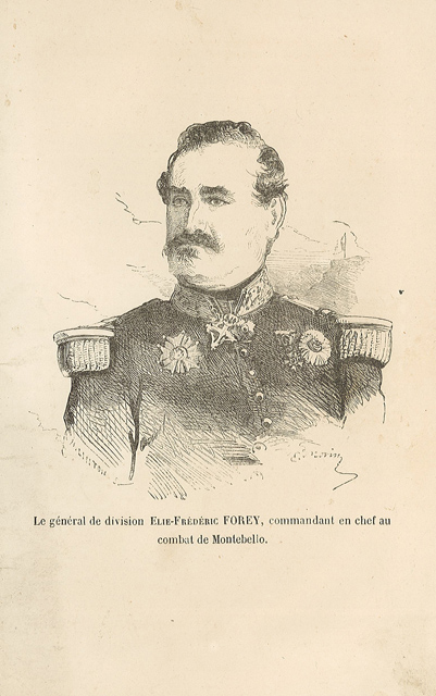 Le général de division Elie-Frédéric Forey, commandant en chef au …