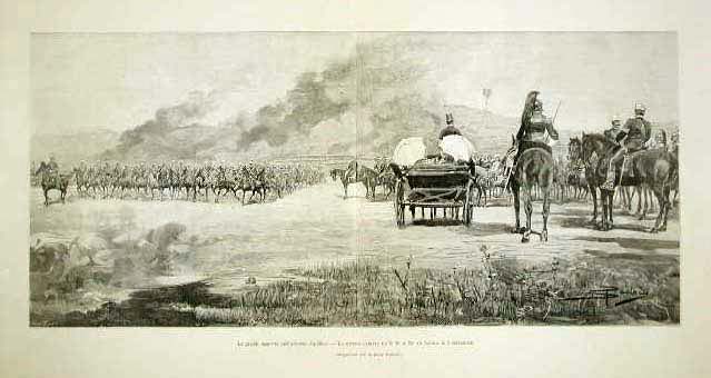 Le grandi manovre nell'Abruzzo Aquilano .