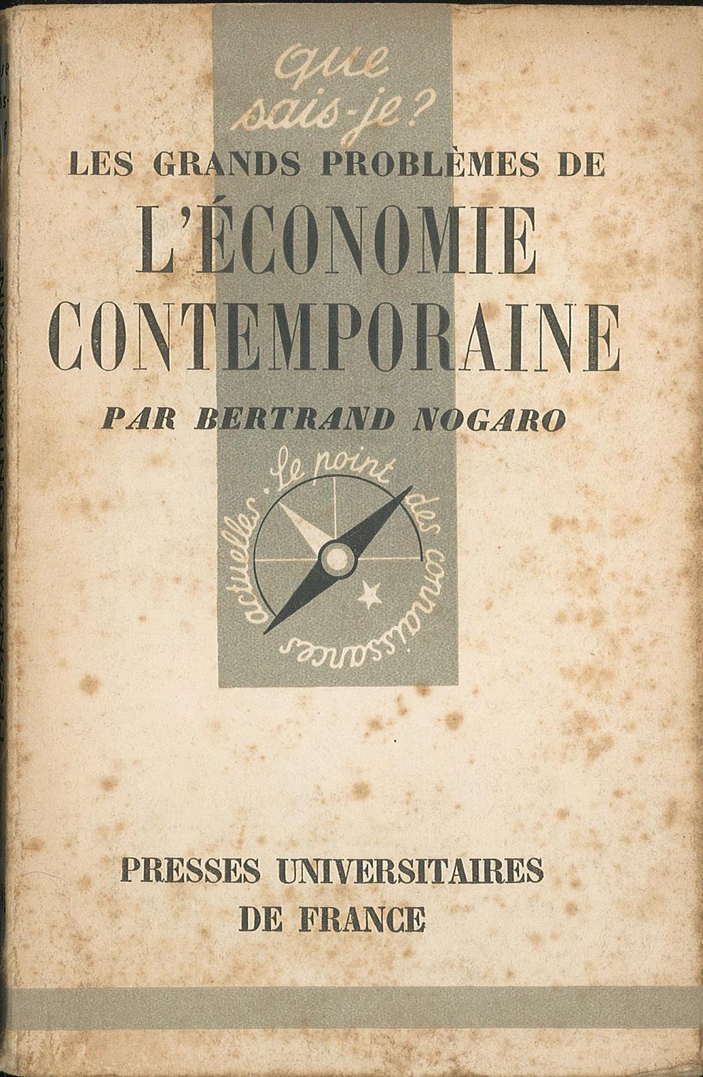 Le grands problemes de l'economie contemporaine