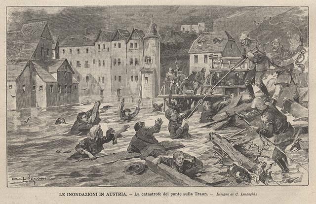 Le inondazioni in Austria - La catastrofe del ponte sulla …